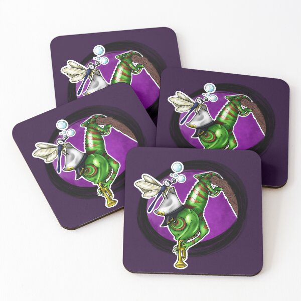 Item preview, trumpeter chameleon designed and sold by G-tattoo.