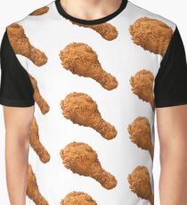 Chicken Leg Design Graphic T-Shirt