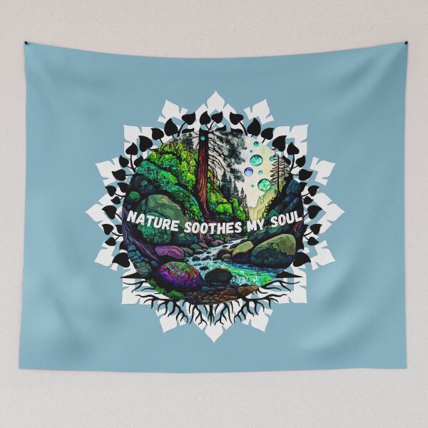 Item preview, NATURE SOOTHES THE SOUL designed and sold by JiLLiBoSS.