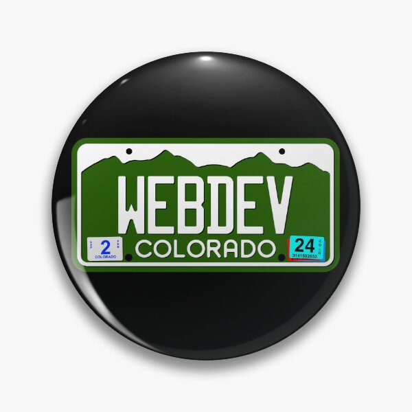Item preview, Colorado License Plate - WEBDEV designed and sold by RonTo.