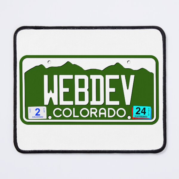 Item preview, Colorado License Plate - WEBDEV designed and sold by RonTo.
