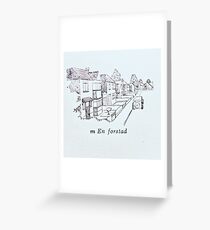Suburb Greeting Card