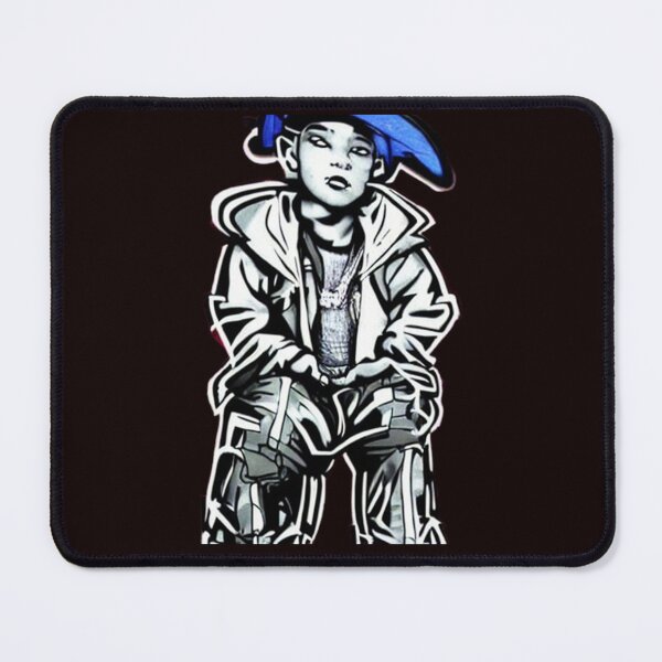 Item preview, Hip Hop culture; a young man full of attitude, wearing a blue cap. designed and sold by CSJ7.
