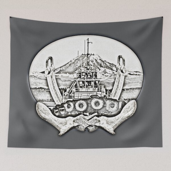 Item preview, PNW Tugboat Anchors Sketch Design designed and sold by Jason Mosley.