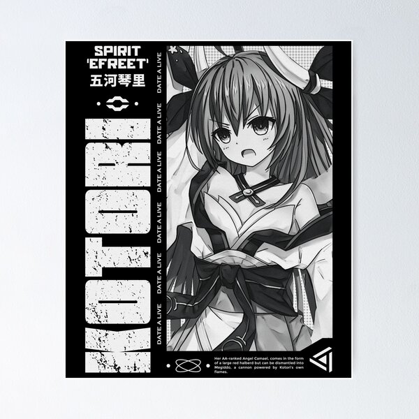 Kurumi Tokisaki - Date A Live v.3 white version Poster for Sale by Geonime