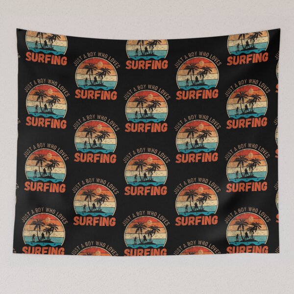 Item preview, Just a Boy Who Loves Surfing - Surfer  designed and sold by Jalib.