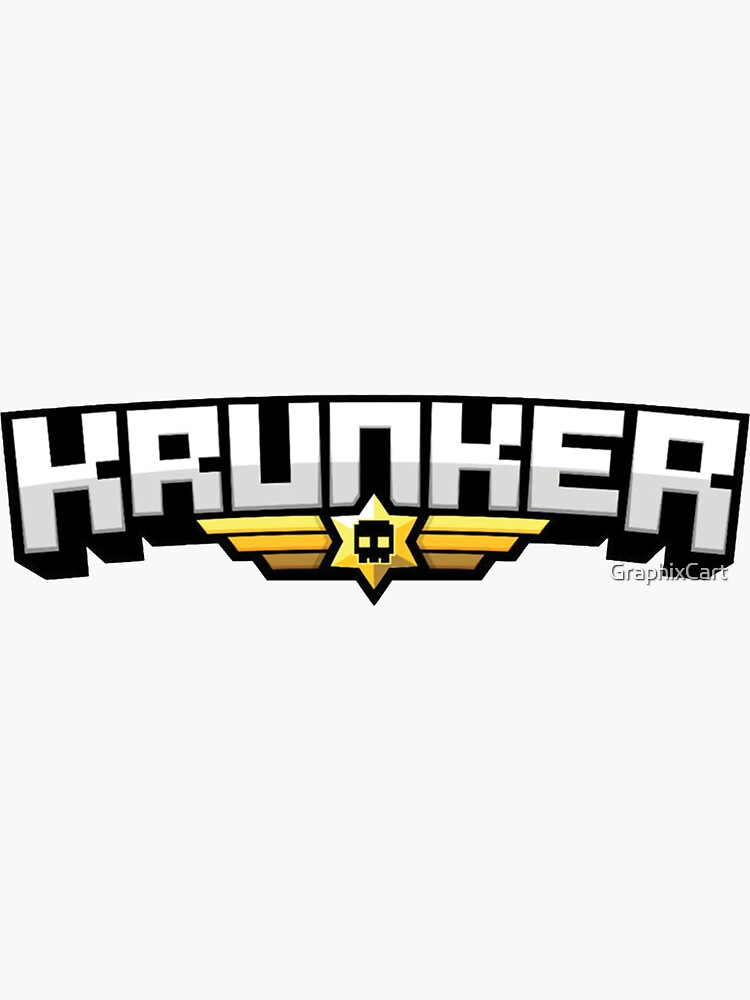 Krunker logo Sticker
