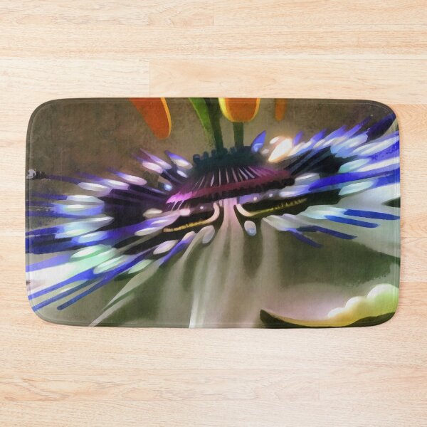 Item preview, Passion Flower Blossom In Art Deco Abstract Style designed and sold by taiche.
