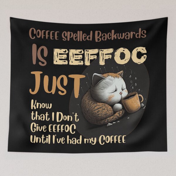 Item preview, Coffee Spelled Backwards designed and sold by Cute-Jory-Store.