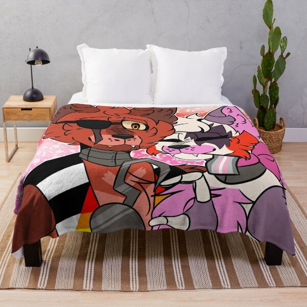 FNaF Bedding Set Quilt Set Freddy Funtime Foxy Sister Location Bed Set