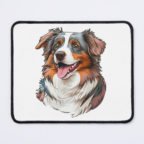Item preview, Australian Shepherd Dog - Aussie- TriColor Super Cute designed and sold by Kalligraphika.