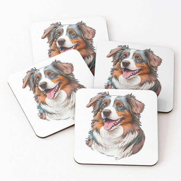 Item preview, Australian Shepherd Dog - Aussie- TriColor Super Cute   designed and sold by Kalligraphika.