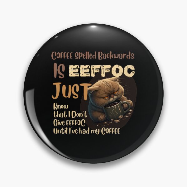 Item preview, Coffee Spelled Backwards designed and sold by Cute-Jory-Store.