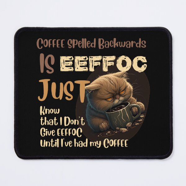 Item preview, Coffee Spelled Backwards designed and sold by Cute-Jory-Store.