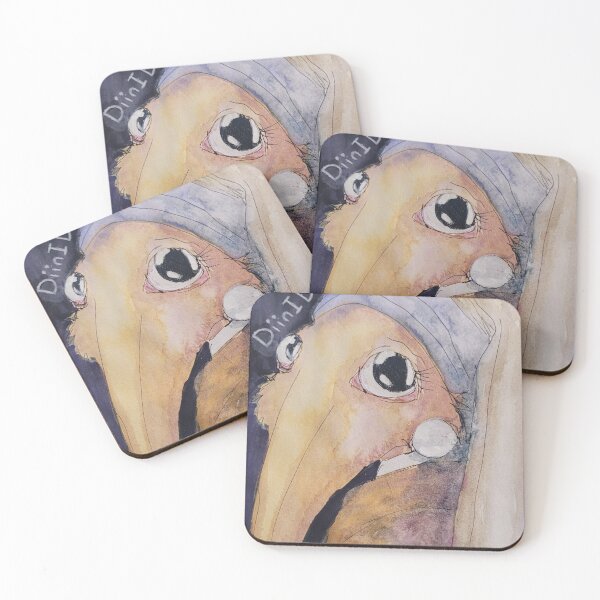 Item preview, Borzoi With a Pearl Earring designed and sold by BiancaSando.