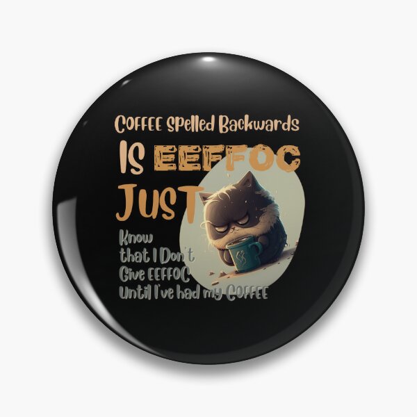 Item preview, Coffee Spelled Backwards designed and sold by Cute-Jory-Store.