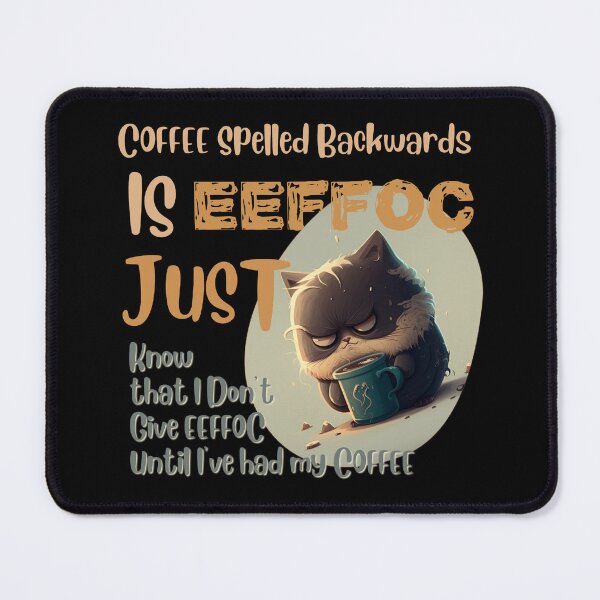 Item preview, Coffee Spelled Backwards designed and sold by Cute-Jory-Store.