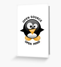 Open Source Open Mind Greeting Card
