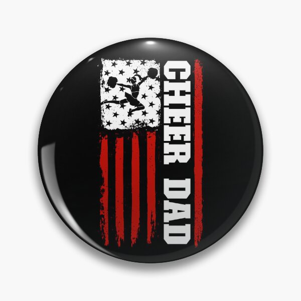 Item preview, Cheer Dad American Flag Cheerleader Dad Cheer Dad Gear designed and sold by DynamicDesign.