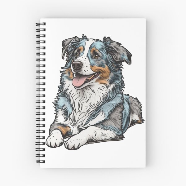 Item preview, Australian Shepherd Dog - Aussie- Blue Merle Super Cute   designed and sold by Kalligraphika.