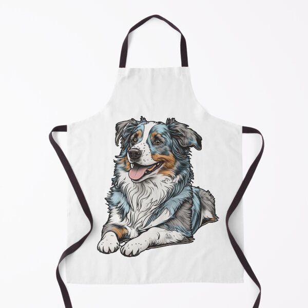 Item preview, Australian Shepherd Dog - Aussie- Blue Merle Super Cute designed and sold by Kalligraphika.