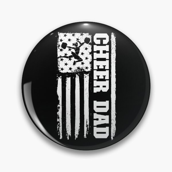 Item preview, Cheer Dad American Flag Cheerleader Dad Cheer Dad Gear designed and sold by DynamicDesign.