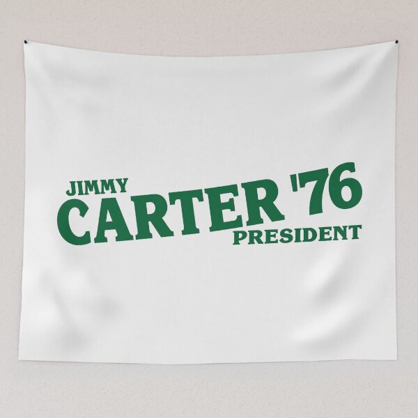 Item preview, Jimmy Carter 1976 Winning Presidential Campaign Bumper Sticker (Green Letters) designed and sold by DontGiveaShirt.