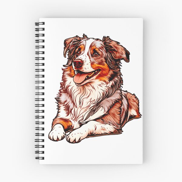 Item preview, Australian Shepherd Dog - Aussie- Red Merle Super Cute   designed and sold by Kalligraphika.