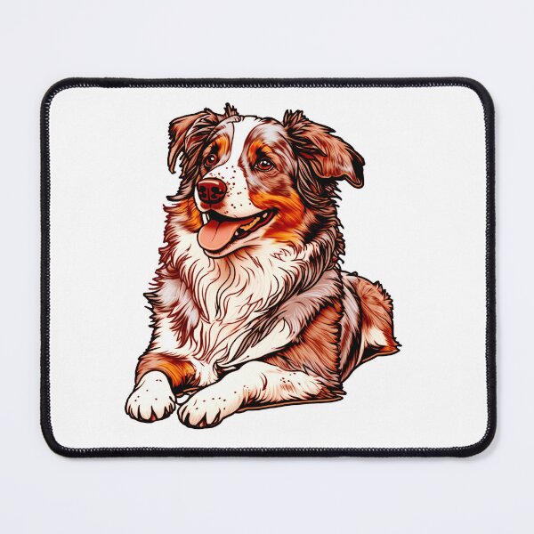 Item preview, Australian Shepherd Dog - Aussie- Red Merle Super Cute designed and sold by Kalligraphika.