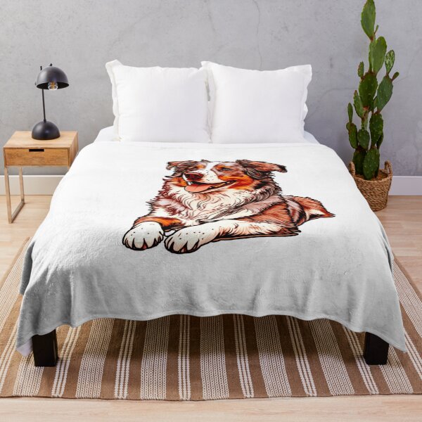 Item preview, Australian Shepherd Dog - Aussie- Red Merle Super Cute   designed and sold by Kalligraphika.