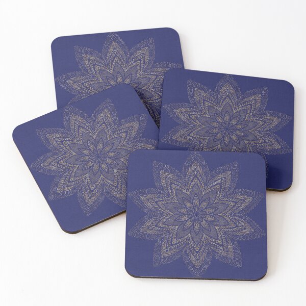 Item preview, Blue Golden Thread Mandala designed and sold by Peace502.