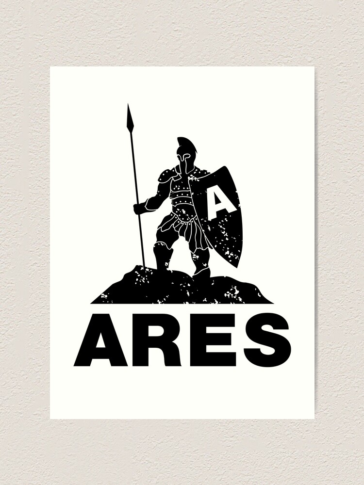 Ares Der Gott Des Krieges Kunstdruck Von Kaplar Redbubble