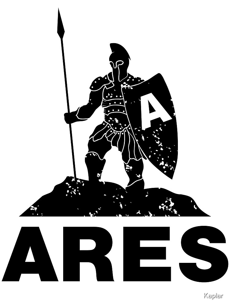 Ares Der Gott Des Krieges Grusskarte Von Kaplar Redbubble