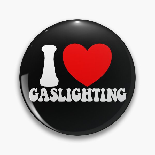 Item preview, I Love Gaslighting Red Heart Funny Gaslighting Gear designed and sold by DynamicDesign.