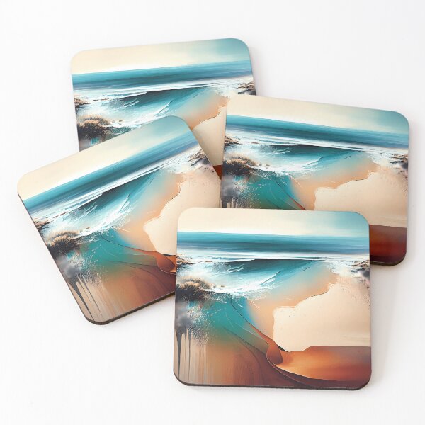 Item preview, Ocean to Dunes of Red by ChatGPT and Midjourney / (2 of 3) designed and sold by Untitled22.