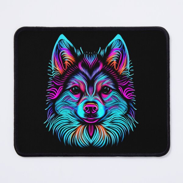 Item preview, Pomsky Dog Colorful Paint Splash designed and sold by rafaeltto.