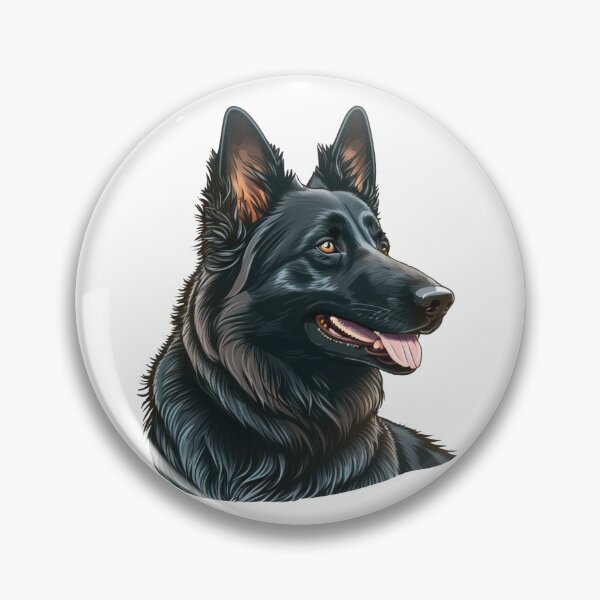 Item preview, Belgian Sheep Dog -Groendal - Black Shepherd -  Super Cute   designed and sold by Kalligraphika.
