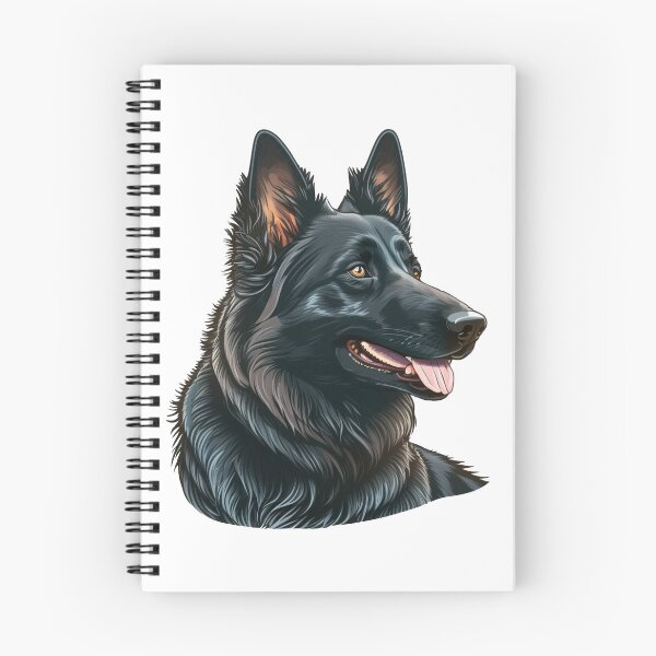 Item preview, Belgian Sheep Dog -Groendal - Black Shepherd -  Super Cute   designed and sold by Kalligraphika.