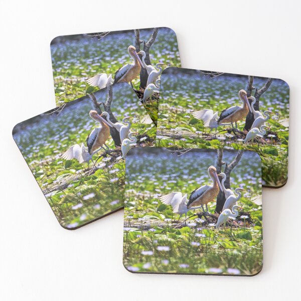 Item preview, A pelican and the egrets. designed and sold by Ian Ramsay.
