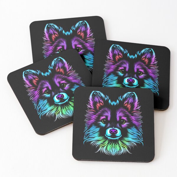 Item preview, Pomsky Dog Colorful Paint Splash designed and sold by rafaeltto.