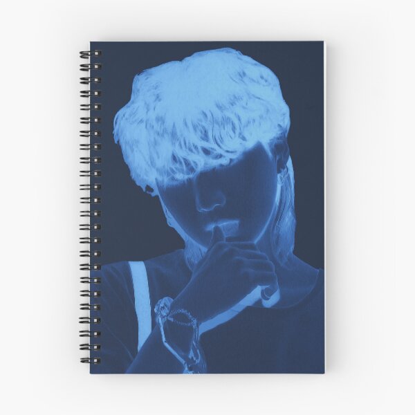 Aperçu de l'œuvre Affiche Bangtan Digital Cyanotype [Suga] créée et vendue par SiSiDi.