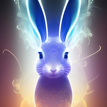 Artwork thumbnail, Ethereal Rabbit by AtelierKytsune