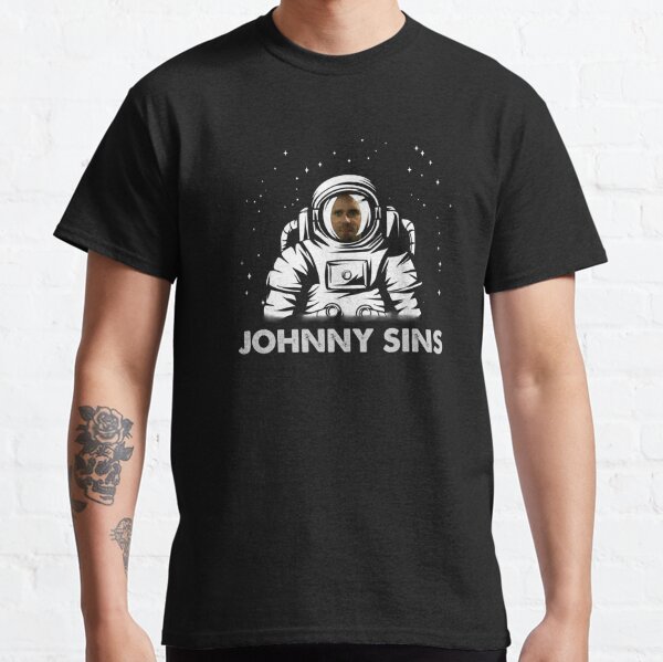 600px x 599px - Johnny Sins Astronaut T-Shirts for Sale | Redbubble