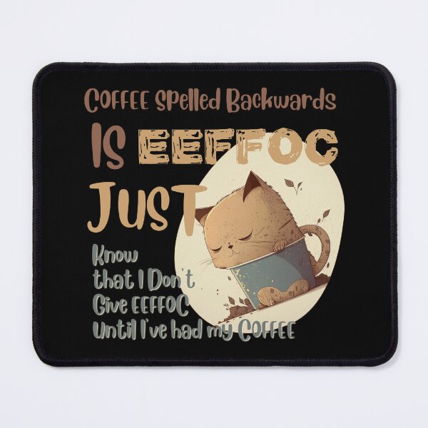 Item preview, Coffee Spelled Backwards designed and sold by Cute-Jory-Store.