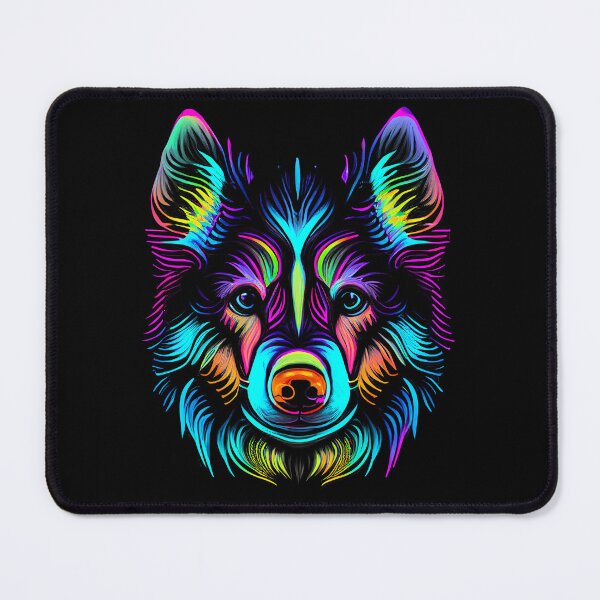 Item preview, Pomsky Dog Colorful Paint Splash designed and sold by rafaeltto.