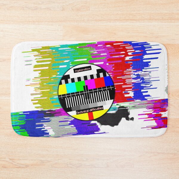 Item preview, Television Test Pattern  - Technical Difficulties 1980s TV Designed by PopRetroDisco designed and sold by popretrodisco.