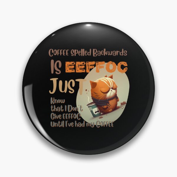 Item preview, Coffee Spelled Backwards designed and sold by Cute-Jory-Store.