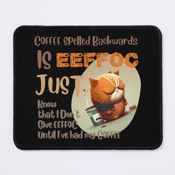 Item preview, Coffee Spelled Backwards designed and sold by Cute-Jory-Store.