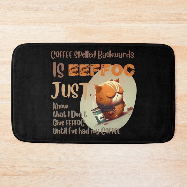 Item preview, Coffee Spelled Backwards designed and sold by Cute-Jory-Store.