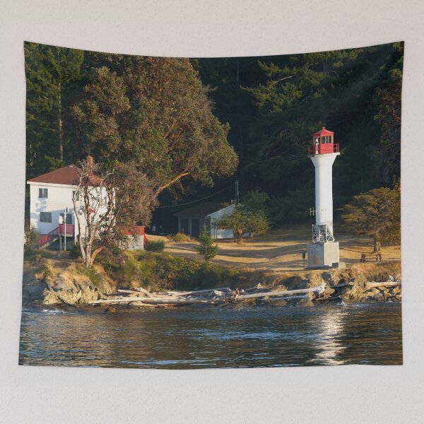 Item preview, Active Pass Lighthouse - Mayne Island designed and sold by rawshutterbug.